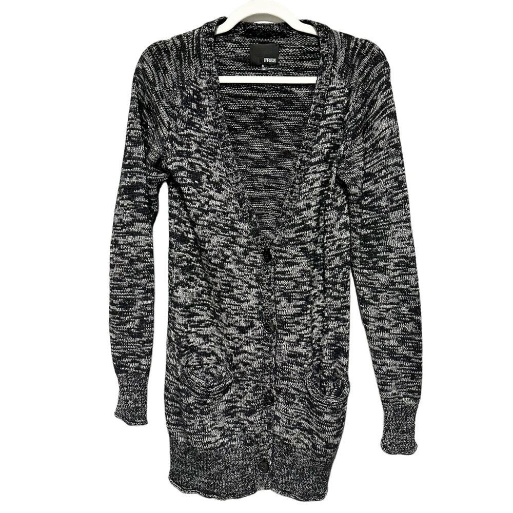 Aritzia Wilfred Wool & Alpaca Blend Soft Grey Cardigan Size S